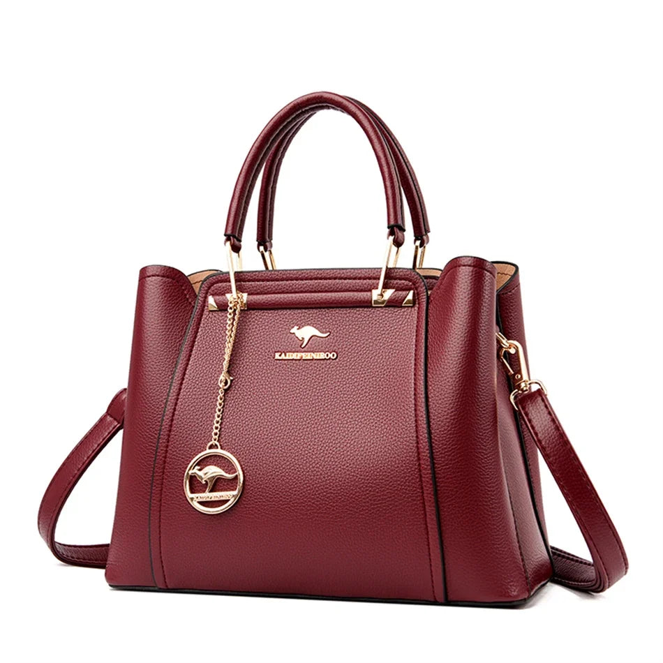 Valentina call-Bolso bandolera para mujer de cuero genuino.