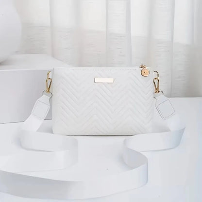 Violeta bella - Bolso Bandolera Acolchado con Cadena